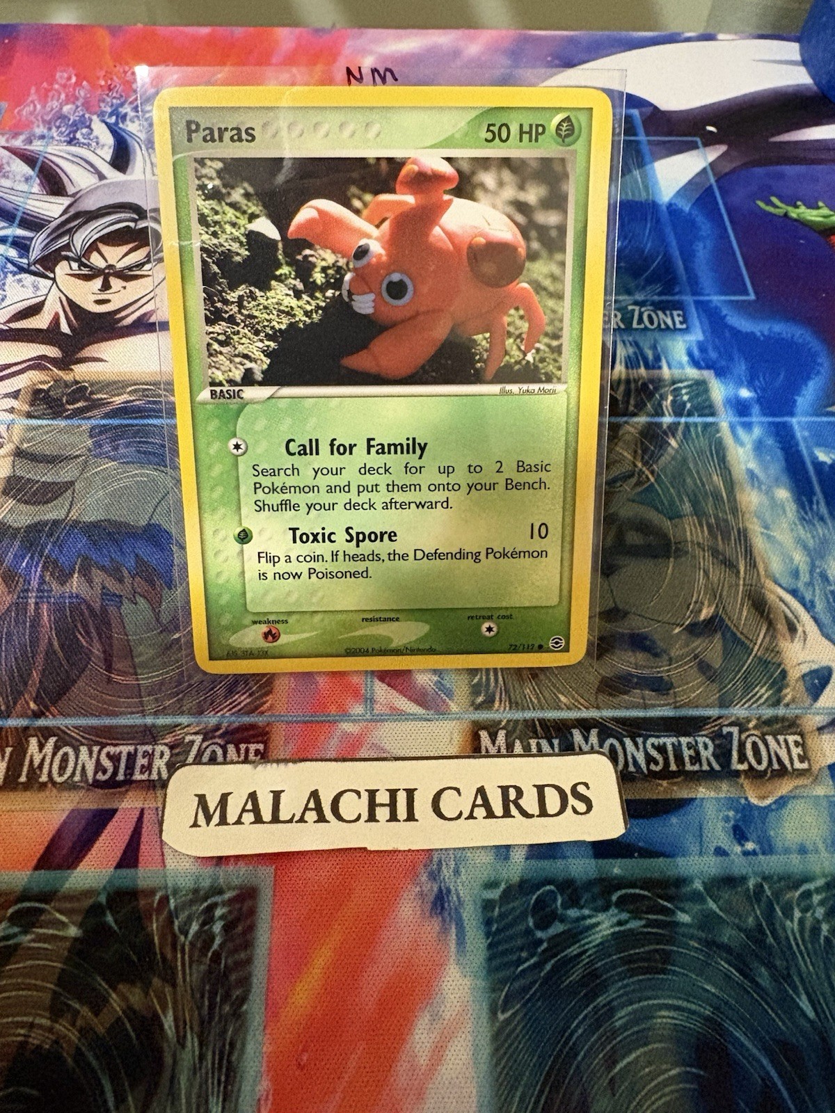 Pokemon x1 Paras - FireRed & LeafGreen (Common 72/112) (Near Mint!)