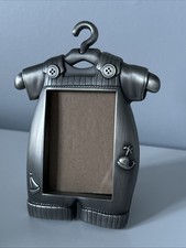 Malden international baby Outfit silver pewter photo Picture frame Small Whale