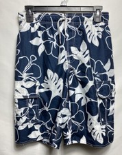 old navy boys shorts size XL 14-16 flowers print