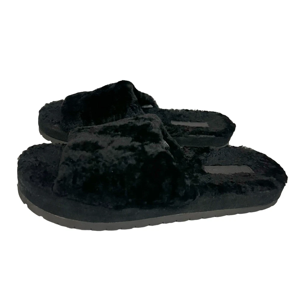 Zapatos sin cordones Vince Kalina de piel de oveja 5,5 m punta plana abierta ropa de salón de lujo Foto 3 de 4