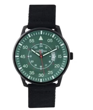 M&M PRIMO EMPORIO WATCH IN 1089V STEEL WITH NYLON STRAP