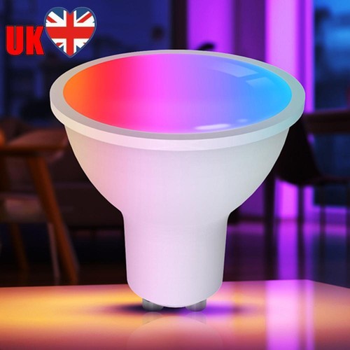 WiFi GU10 LED Bulb 4.7W 400LM APP Remote Control Works with Alexa Google Home