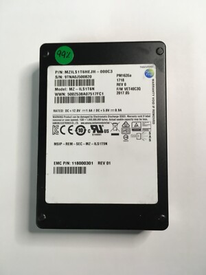 LOT OF 7* SAMSUNG 1.6TB 2.5