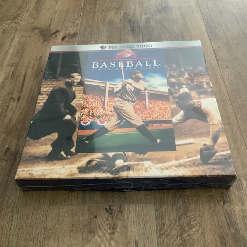BASEBALL FILM by KEN BURNS-1994 IMAGE ENT 10-LASERDIC BOX SET-SEALED w DEFECT - Picture 3 of 8