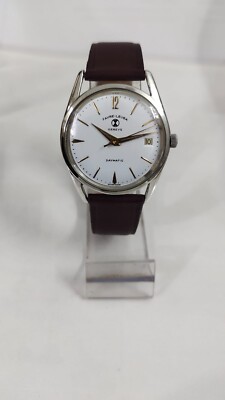 Favre Leuba Geneva Daymatic Men' Watch Swiss Made white Dial 49572