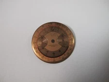 CHRONOGRAPH SUISSE LANDERON 17J WATCH DIAL COPPER COLOR