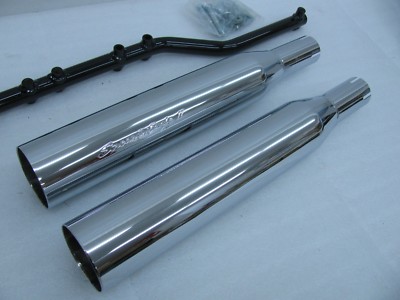 New Harley Davidson Chrome Screamin Eagle Mufflers Softail 80220