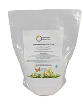 Ammonium Sulfate Fertilizer 21-0-0 Plus 24% Sulfur 100% Water Soluble 5 Pounds