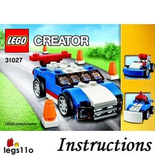 lego creator blue car