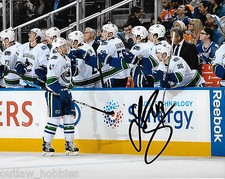 Vancouver Canucks Sven Baertschi Autographed Signed 8x10 Photo COA F