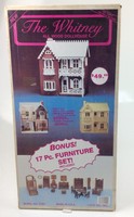 Radmark the Whitney All Wood Doll House Kit + 17 Pc Furniture Set 51501 Radmark the Whitney All Wood Doll House Kit + 17 Pc Furniture Set 51501