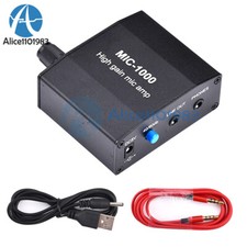 Microphone Amplifier Mic Audio Amp High Gain 1000 Times Amplification Accessory