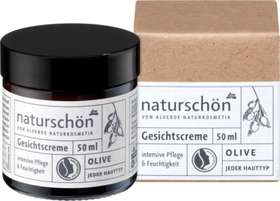 Alverde Naturkosmetik Naturschoen Natürliche Olive Gesichtscreme, 50 ml