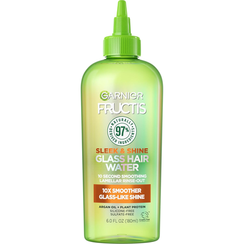 Fructis Sleek & Shine Szklana woda do włosów, 10-sekundowe płukanie lamelowe, olej arganowy