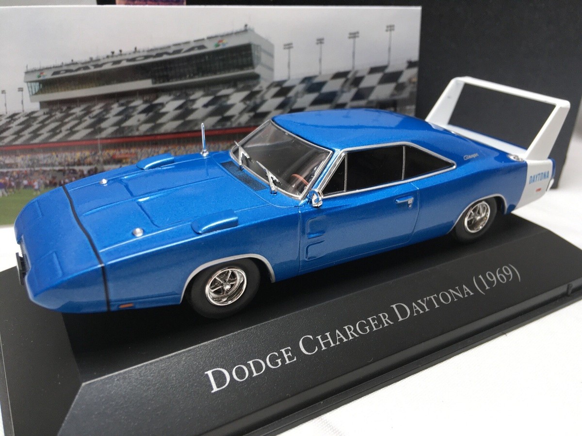 🇺🇦 1:43 Dodge Charger Daytona 1969 Blue White 1/43 | eBay