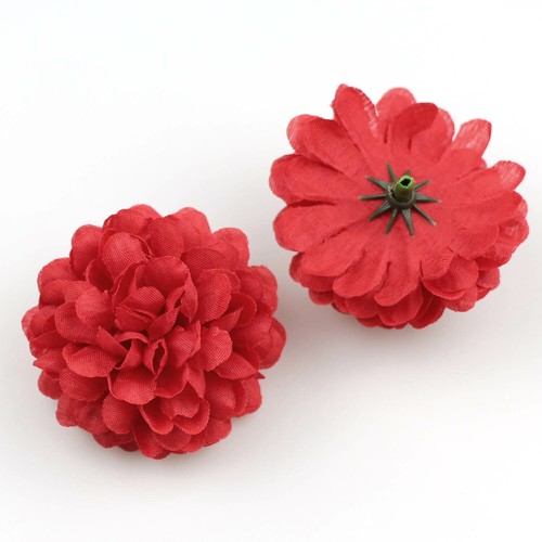 Cabeza de flor de seda artificial para madres flor a granel para hágalo usted mismo artesanía ramos de mesa decoración - Imagen 19 de 38