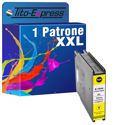 Patrone Yellow TE7554 für Epson WorkForce Pro WF-8590 DWF WF-8590 TC WF-6530 MFP