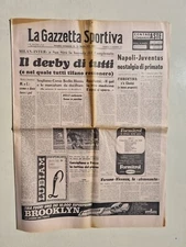 GAZZETTA DELLO SPORT 19 NOVEMBER 1972 ADVERTISING CAMPARI - NAPLES JUVENTUS VIERI