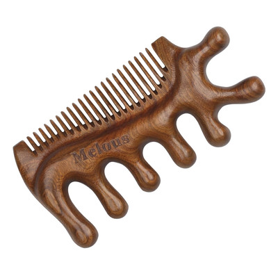 4 in 1 Sandalwood Gua Sha Massager, Scraping Massage Comb, Meridians Tool for...