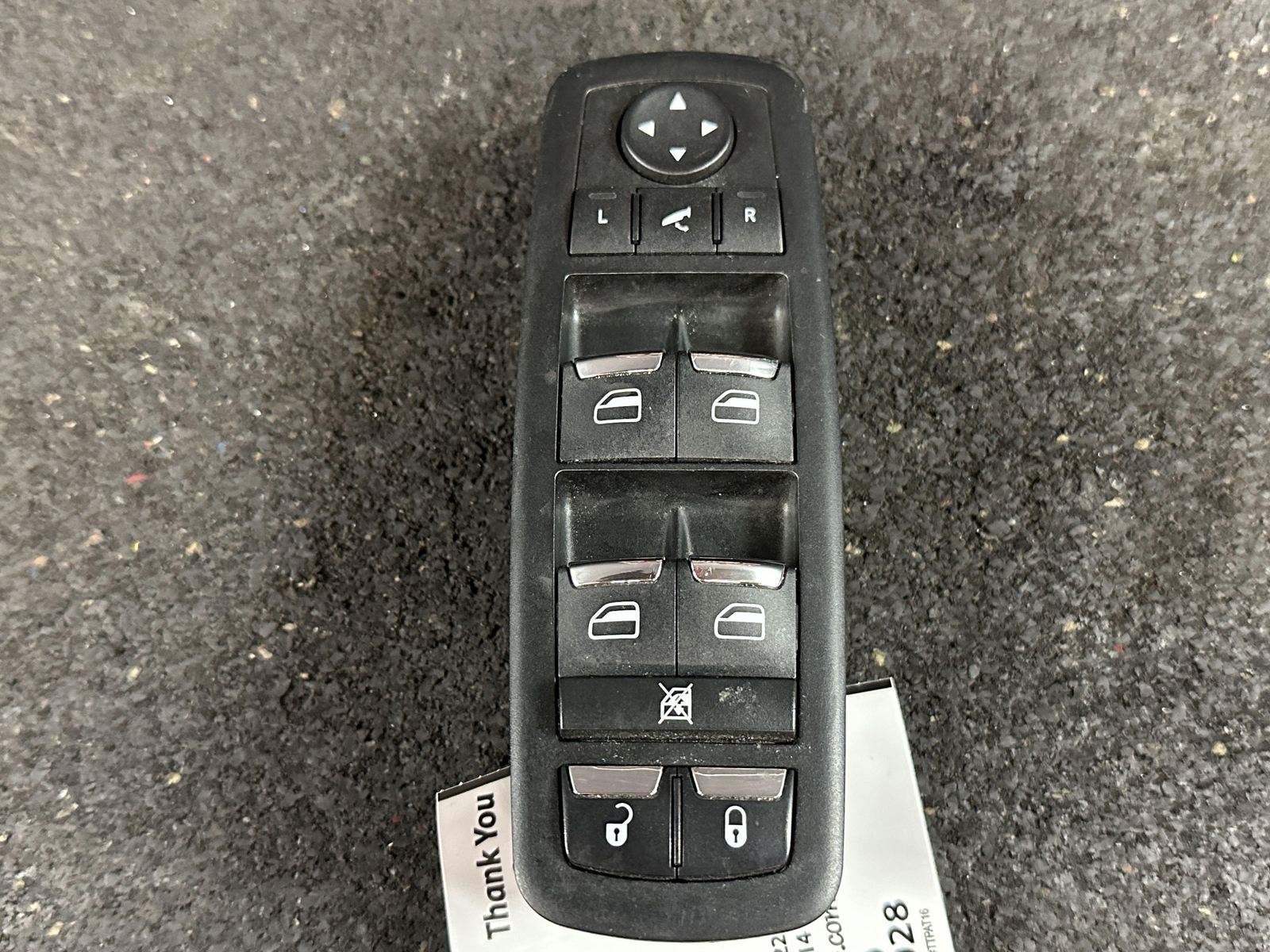 14-17 MASERATI GHIBLI DRIVER LH DOOR MASTER WINDOW SWITCH LOCK MIRROR 670025406