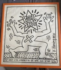 KEITH HARING POP SHOP POSTER (NYC), )Offset print 1986 (CIRCA)