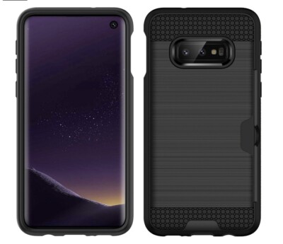 Samsung Galaxy case for S10 / S10E,  Card Wallet Holder Slot cover