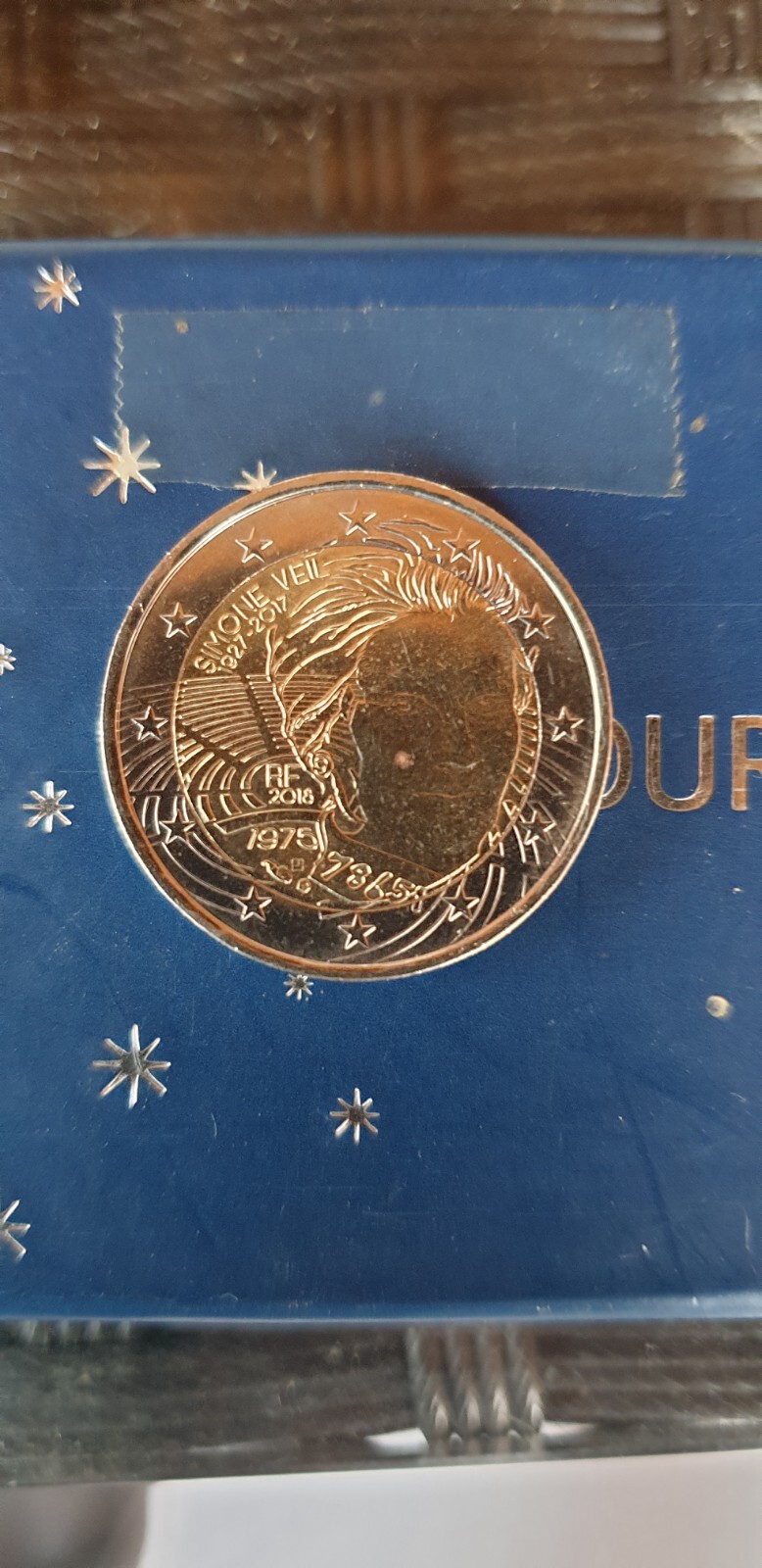Valeur Piece 2 Euro Simone Veil 1975