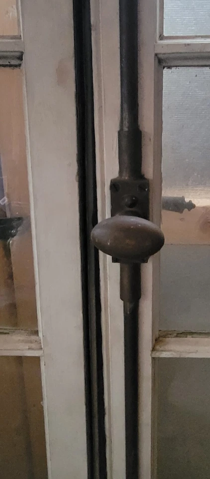 Antique Late 1800's 12 Lite French Doors - Image 4 of 4