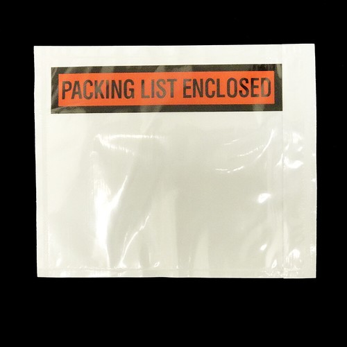 Packliste Umschläge Rechnung beiliegender Schupfbeutel selbstklebend Versandetikett - Bild 2 von 4