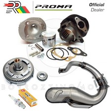 KIT MODIFICA GRUPPO 102cc Ø55 DR–PROMA CAMPANA MARMITTA VESPA PK 50 S XL HP N FL