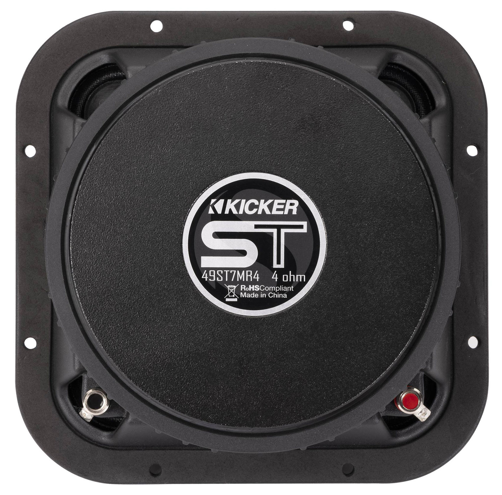 Пара квадратных среднечастотных динамиков Kicker ST7MR серии 7 Street 4-омные 49ST7MR4