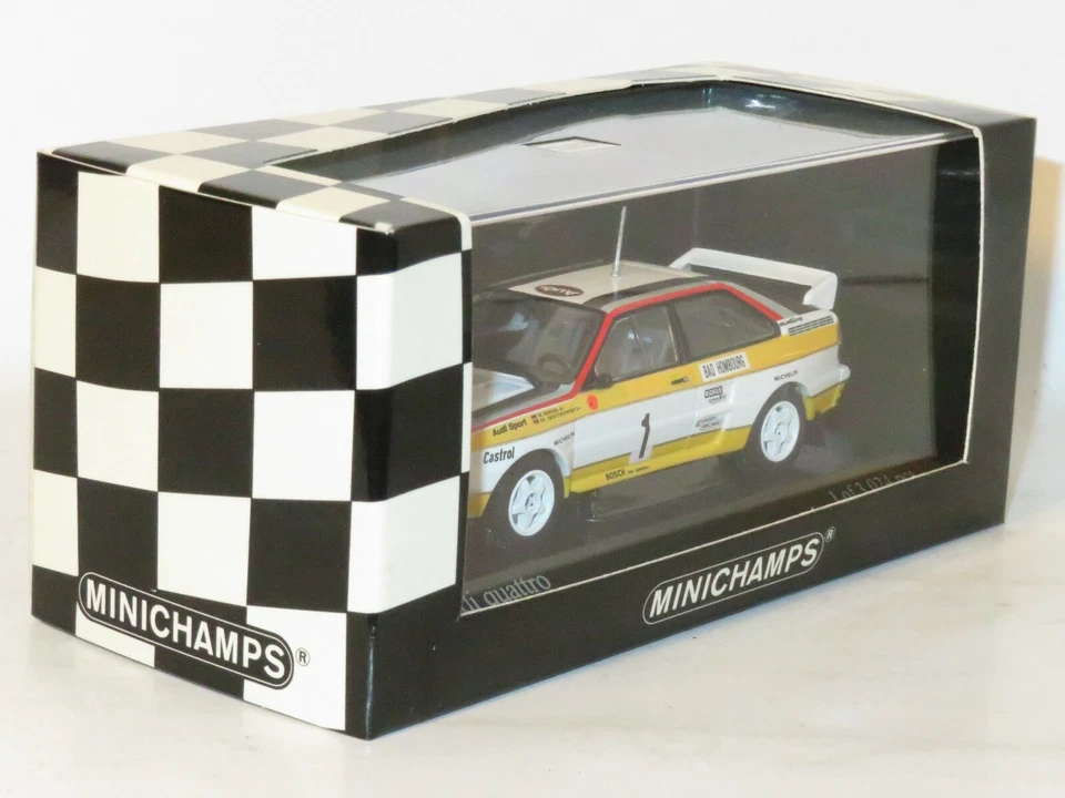 1/43 Audi Quattro  Audi Sport  Winner Rally Monte Carlo 1984  #1 W.Rohrl - Image 4 of 4