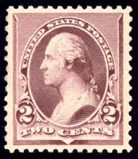 US 219D 2c 1890 George Washington PSAG grade 90 NH