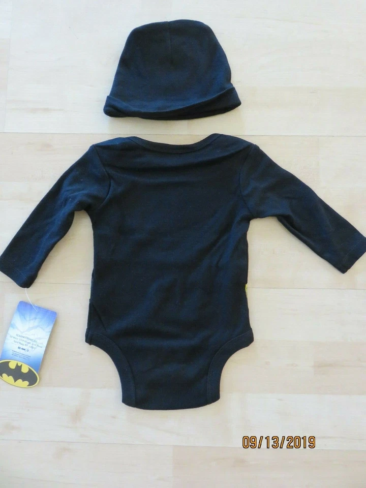 DC Comics Infantil Batman Halloween Disfraz Infantil 3-6 Meses 2 Piezas Superhéroe Foto 3 de 3