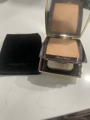 GUERLAIN PARURE COMPACT #14-ROSE INTENSE W/CRYSTAL PEARLS FOUNDATION REFILLABLE