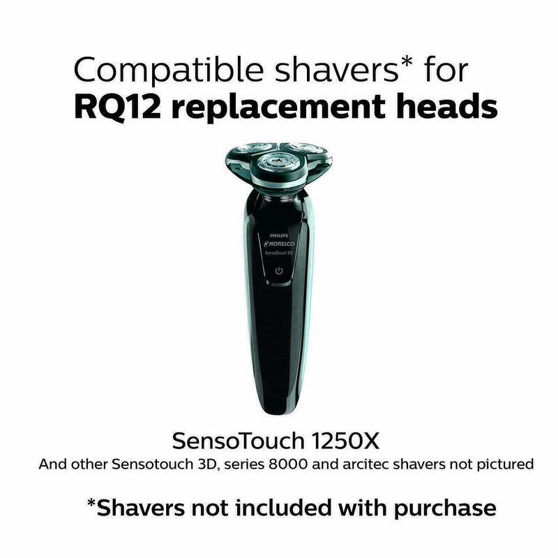 Ersatz Scherkopf Rasierkopf für Philips RQ10 RQ12 SH90 S9000 RQ1297CC Rasierer