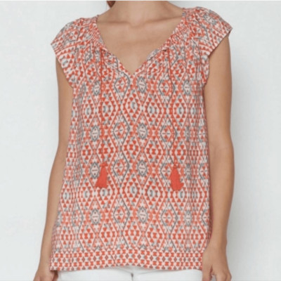 Joie Cotati Aztec Print Blouse