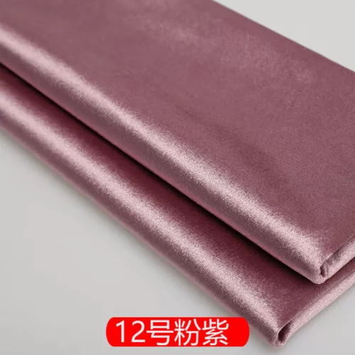 Sofa Upholstery Velour Fabric Thick European Soft Roll Cushion Velvet DIY Cloth - Picture 48 of 49