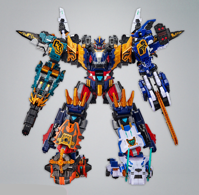 トランスフォーマー　ダイノボッツ　7点セット Miniforce 7 Dinoid Warrior Rex Kaiser D7 Transformer Combination