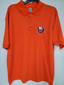 0909 Mens NHL Team Apparel NEW YORK ISLANDERS Polo Golf ...