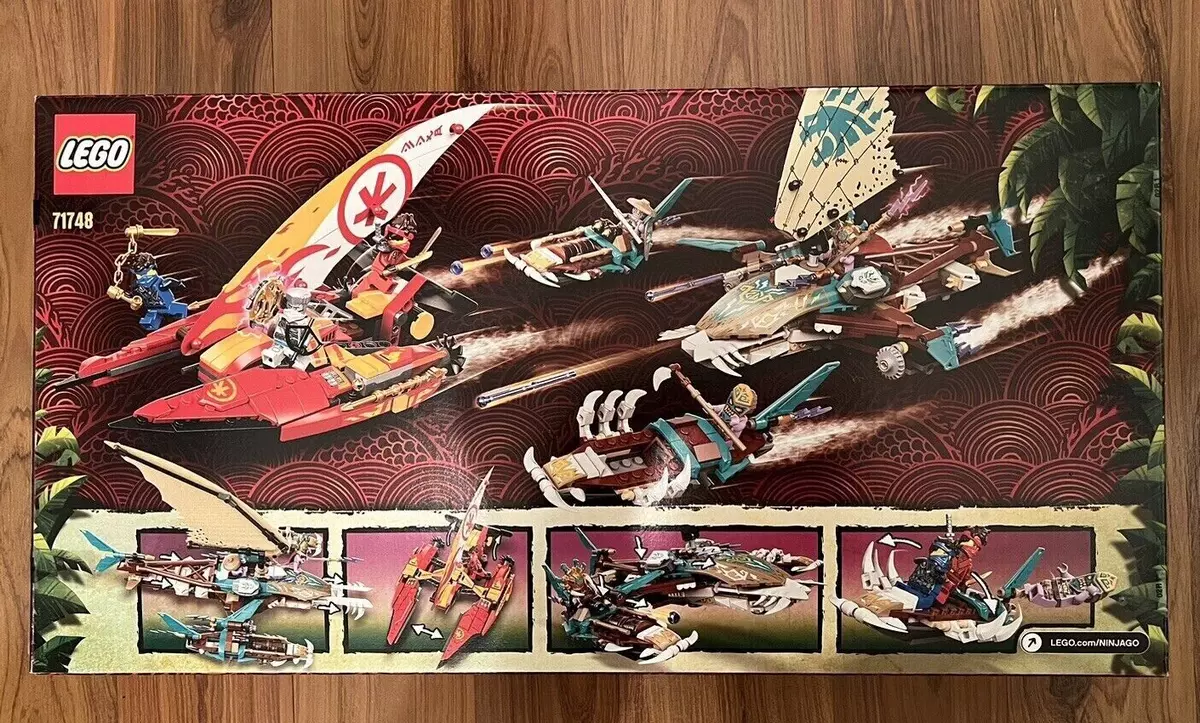 Lego 71748 Ninjago Catamaran Sea Battle Building Kit 780 PCS Playset Set