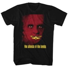 Póster de la película Silence of the Lambs Red Hanibal Lecter camiseta para hombre