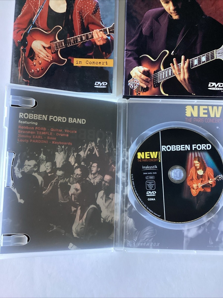 Robben Ford 3 DVD Set - The Blue Line, Blues & Beyond, Paris