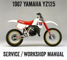 1987 Yamaha YZ125 YZ 125 YZ125T Repair Workshop Service Manual PDF File