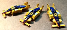 Set of 3 TYCO H.O. Indy Kraco Formula I #18 slot car bodies - NEW OLD STOCK