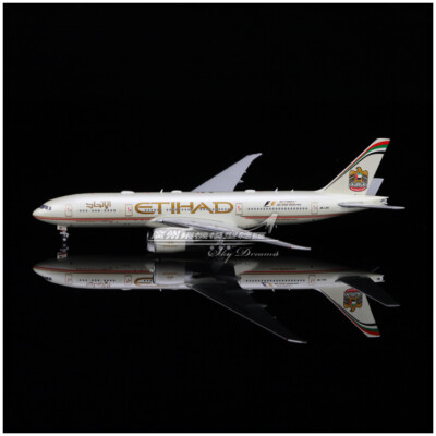 1:400 JC Wings Etihad Airways Plane B777-200LR Diecast Aircraft