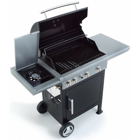 BARBECUE AUSTRALIANO E PIETRA LAVICA MISTERGUSTO SOCHEF BBQ A GAS CON FORNELLO - Foto 3 di 6