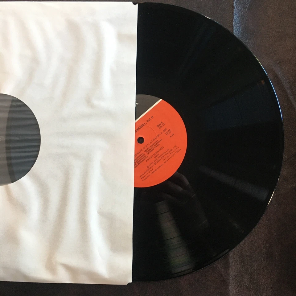 Schubert and Schnabel  Volume II   3 LPs   Arabesque 8145-3   M- - Image 3 of 3