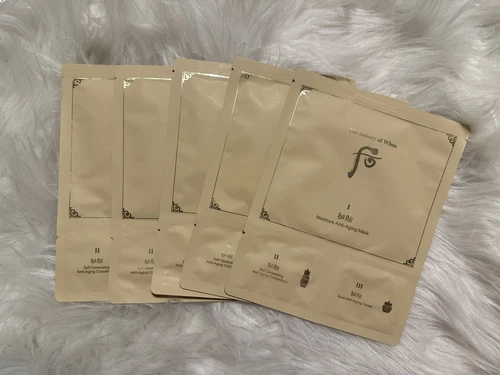 The History of Whoo Bichup Moisture Anti-Aging Mask x 5pcs(Cream + Essence) New