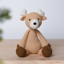 Cute Crochet Deer - Deer Stuffed Toy Amigurumi - Fawn Soft Toy